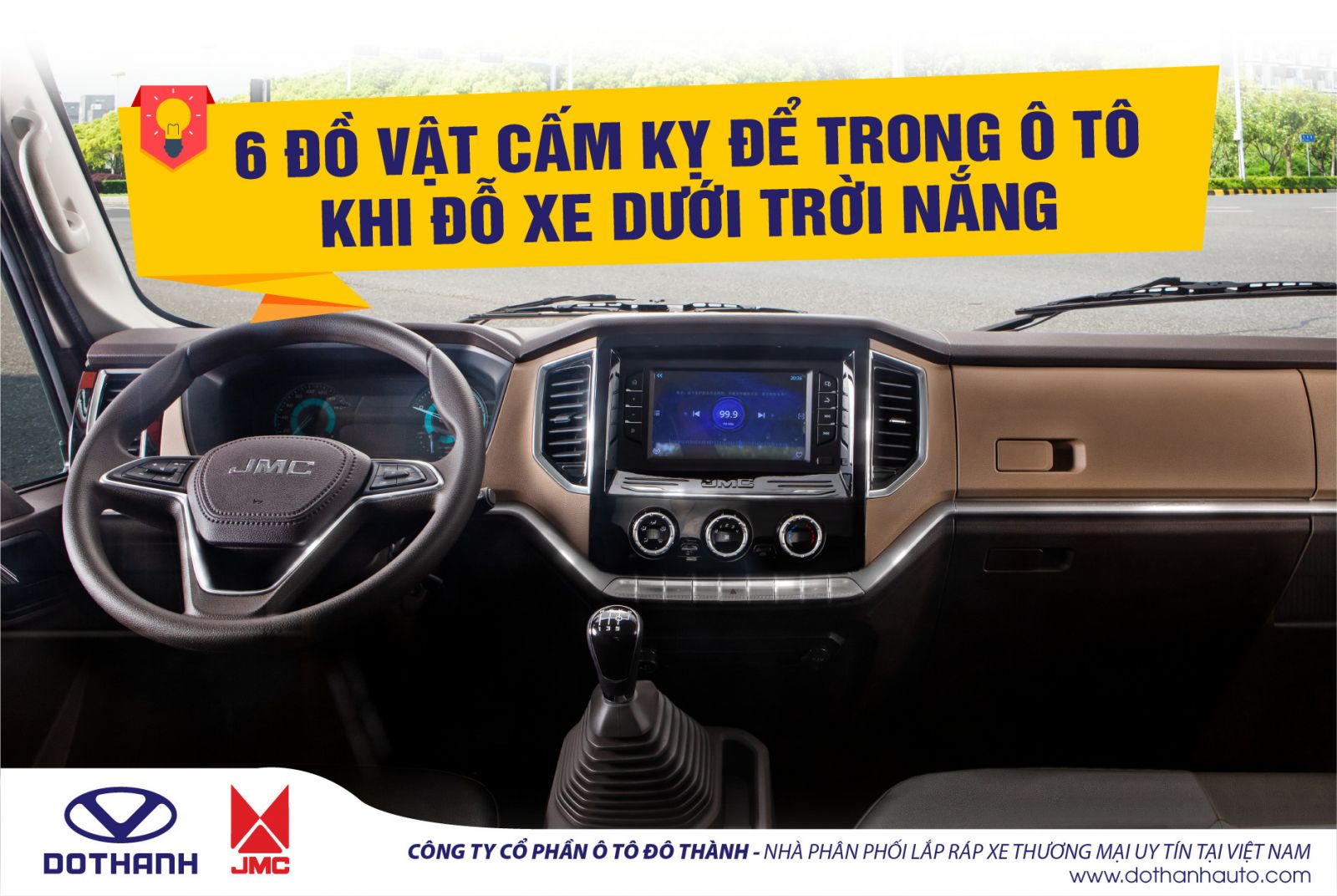 Những đồ vật cấm kỵ để trong ô tô khi đỗ xe dưới trời nắng