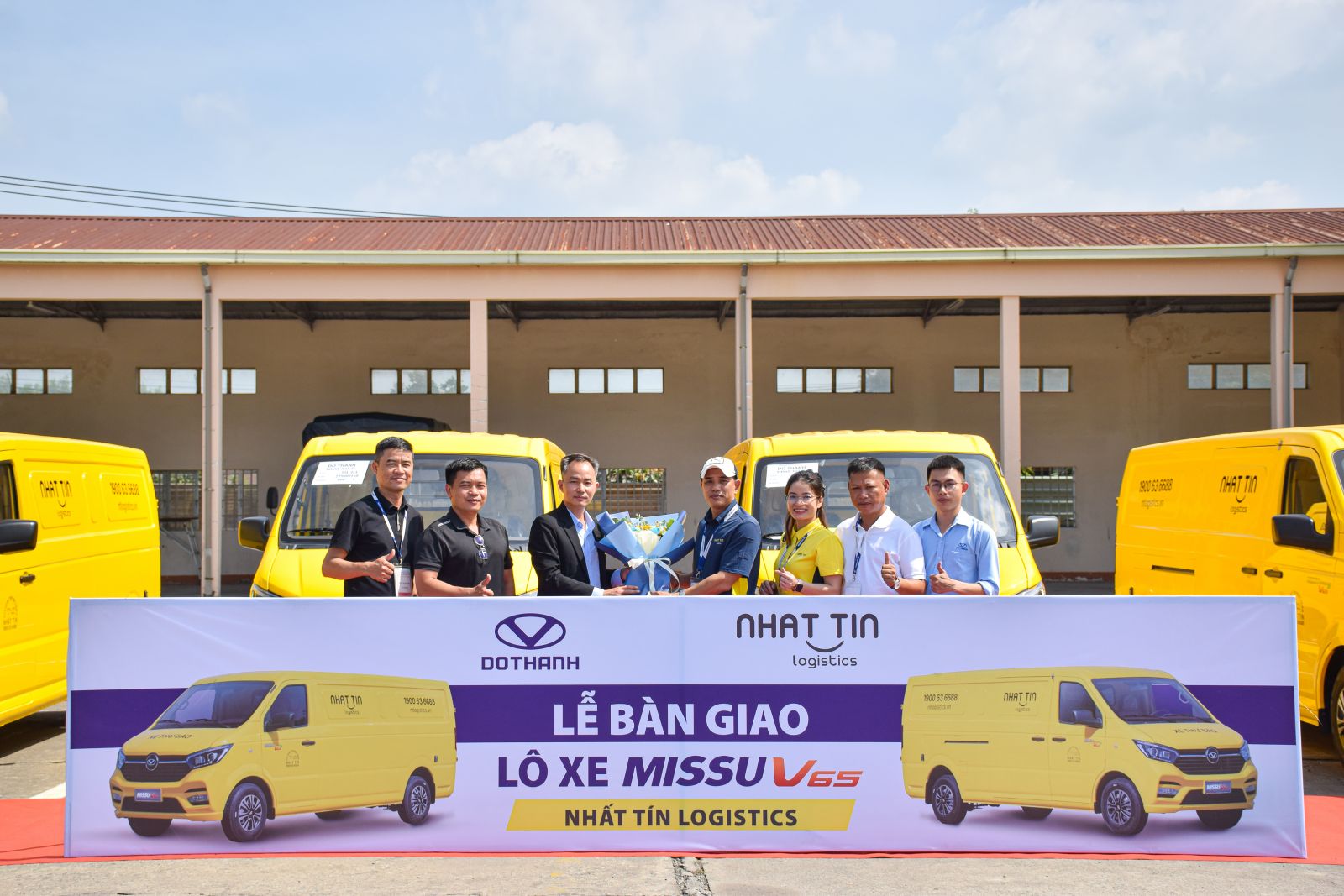 DOTHANH AUTO bàn giao lô xe van MISSU cho Nhất Tín Logistics | DOTHANH MISSU V65