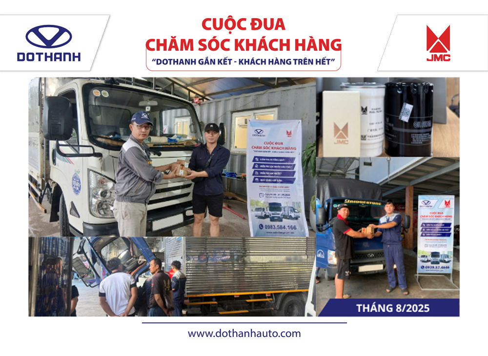 Tổng kết chương trình chăm sóc khách hàng lẻ toàn quốc | Xe tải DOTHANH IZ