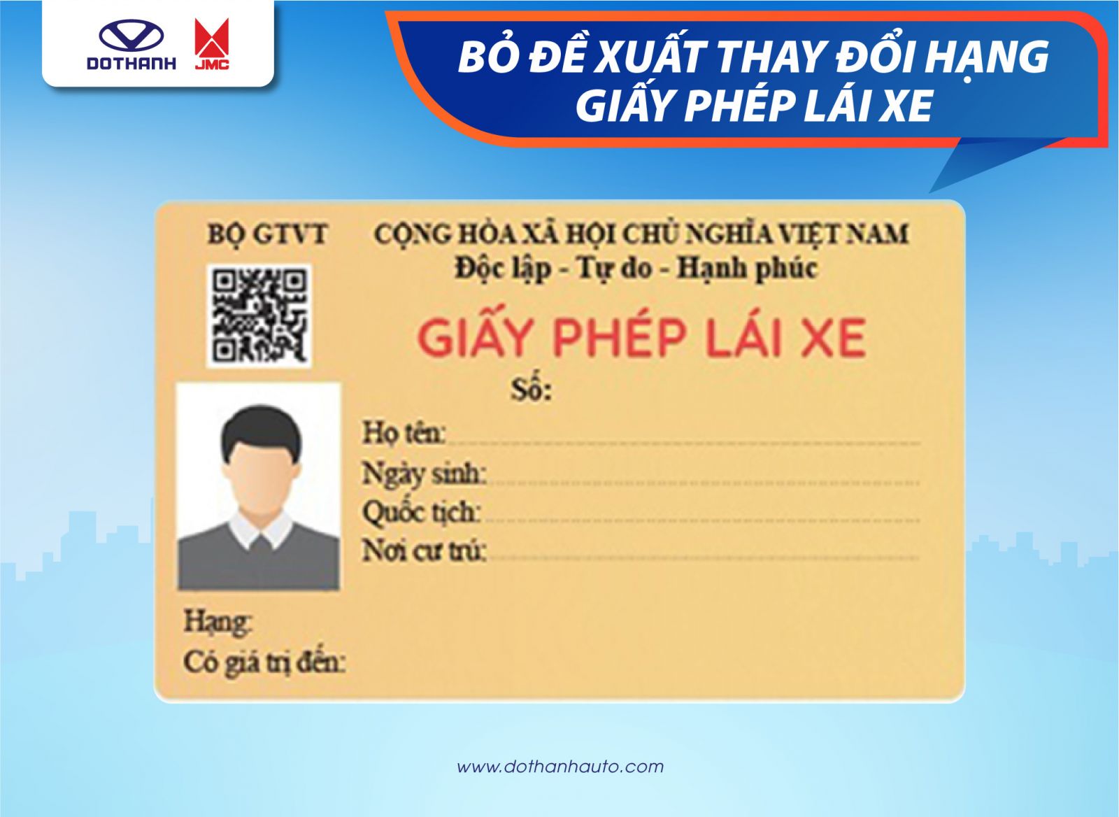 Hủy bỏ đề xuất thay đổi hạng giấy phép lái xe