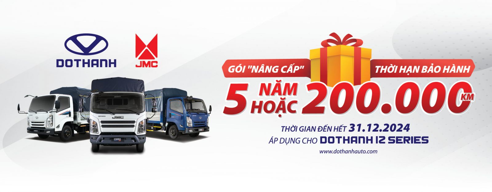DoThanh Auto tăng thời gian bảo hành cho xe tải DOTHANH IZ đời 2022 khi mua từ ngày 01/04 - 31/12/2023