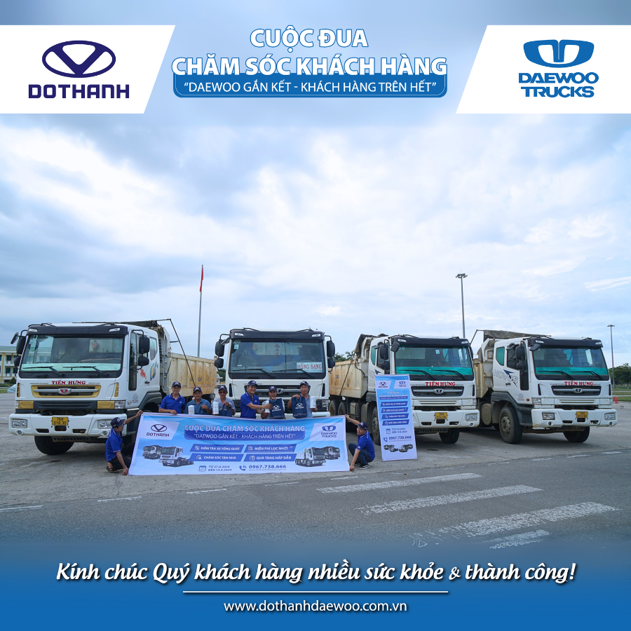 CUỘC ĐUA CHĂM SÓC KHÁCH HÀNG MIỀN TRUNG 2024 | Daewoo Gắn Kết - Khách Hàng Trên Hết