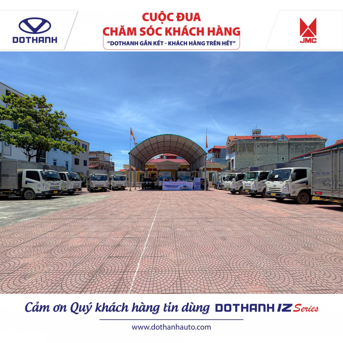 Tổng kết chương trình CUỘC ĐUA CHĂM SÓC KHÁCH HÀNG | Khách lô xe tải DOTHANH IZ miền Bắc, miền Trung