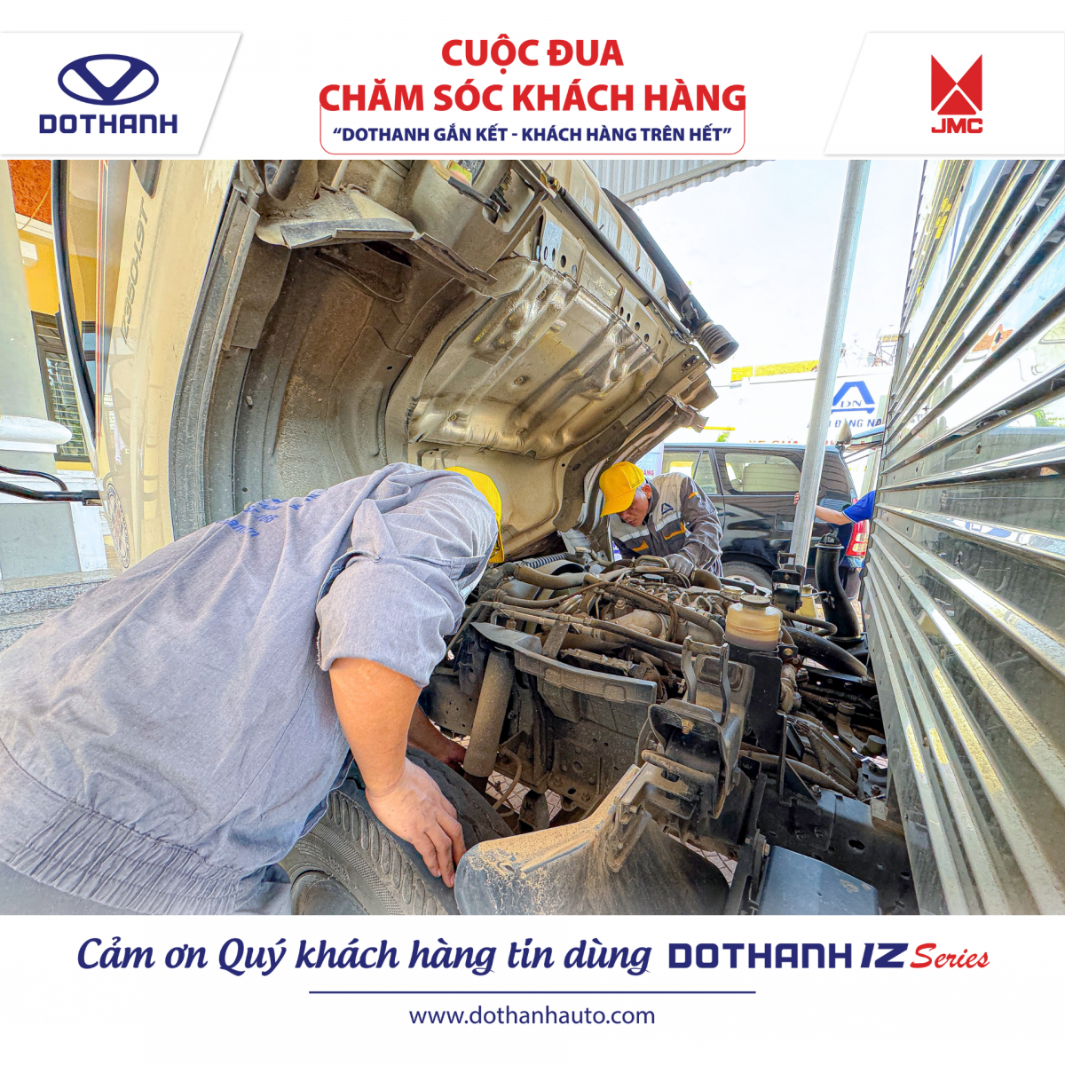 Tổng kết chương trình CUỘC ĐUA CHĂM SÓC KHÁCH HÀNG | Khách lô xe tải DOTHANH IZ miền Bắc, miền Trung