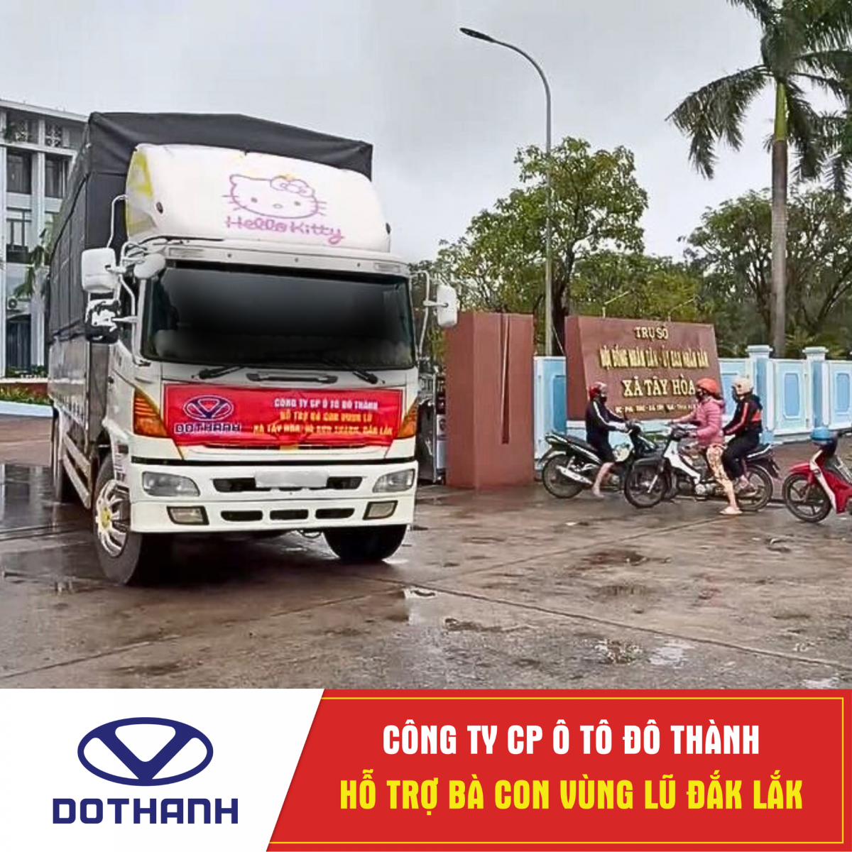 DOTHANH AUTO CỨU TRỢ GẠO, HỖ TRỢ BÀ CON VÙNG LŨ ĐẮK LẮK (tỉnh Phú Yên cũ)