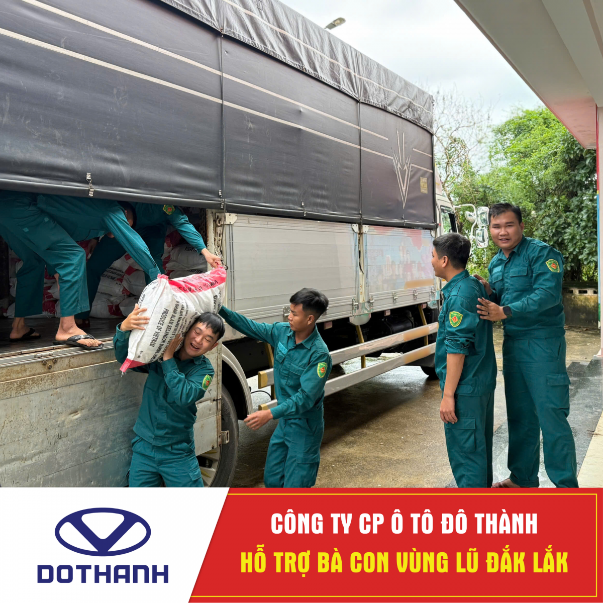 ​DOTHANH AUTO CỨU TRỢ GẠO, HỖ TRỢ BÀ CON VÙNG LŨ ĐẮK LẮK (tỉnh Phú Yên cũ)​