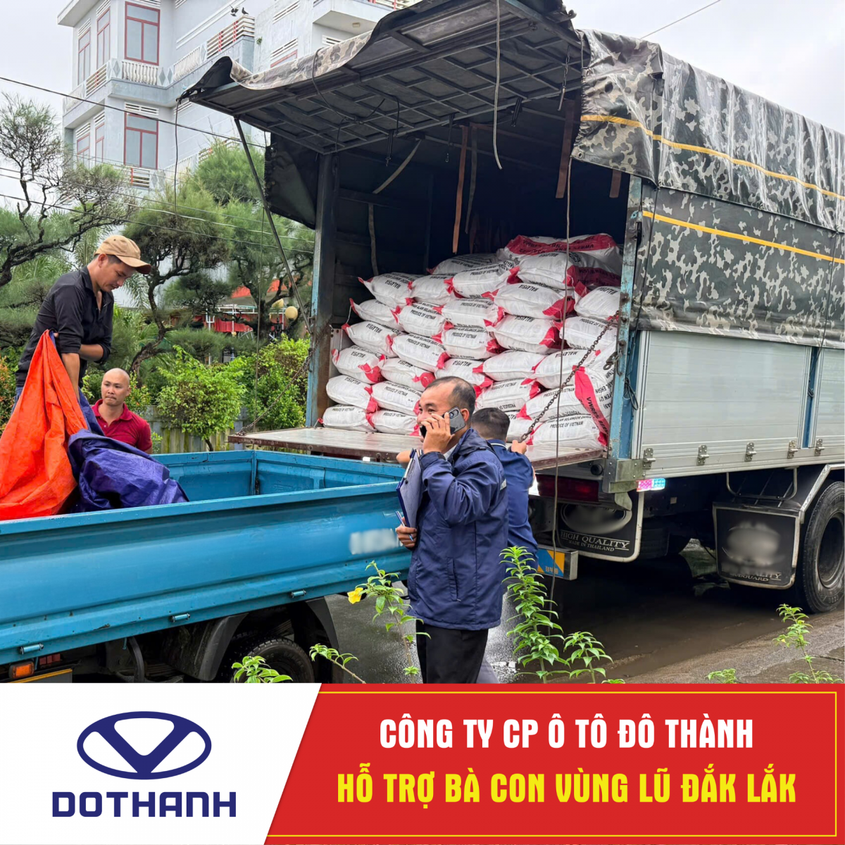 ​DOTHANH AUTO CỨU TRỢ GẠO, HỖ TRỢ BÀ CON VÙNG LŨ ĐẮK LẮK (tỉnh Phú Yên cũ)​