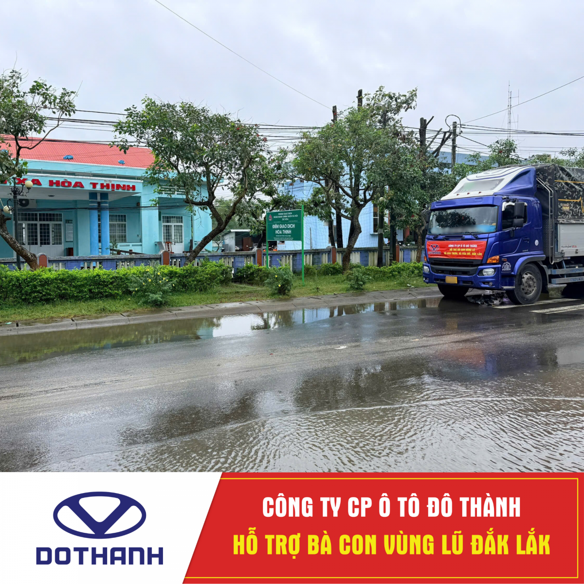 DOTHANH AUTO CỨU TRỢ GẠO, HỖ TRỢ BÀ CON VÙNG LŨ ĐẮK LẮK (tỉnh Phú Yên cũ)
