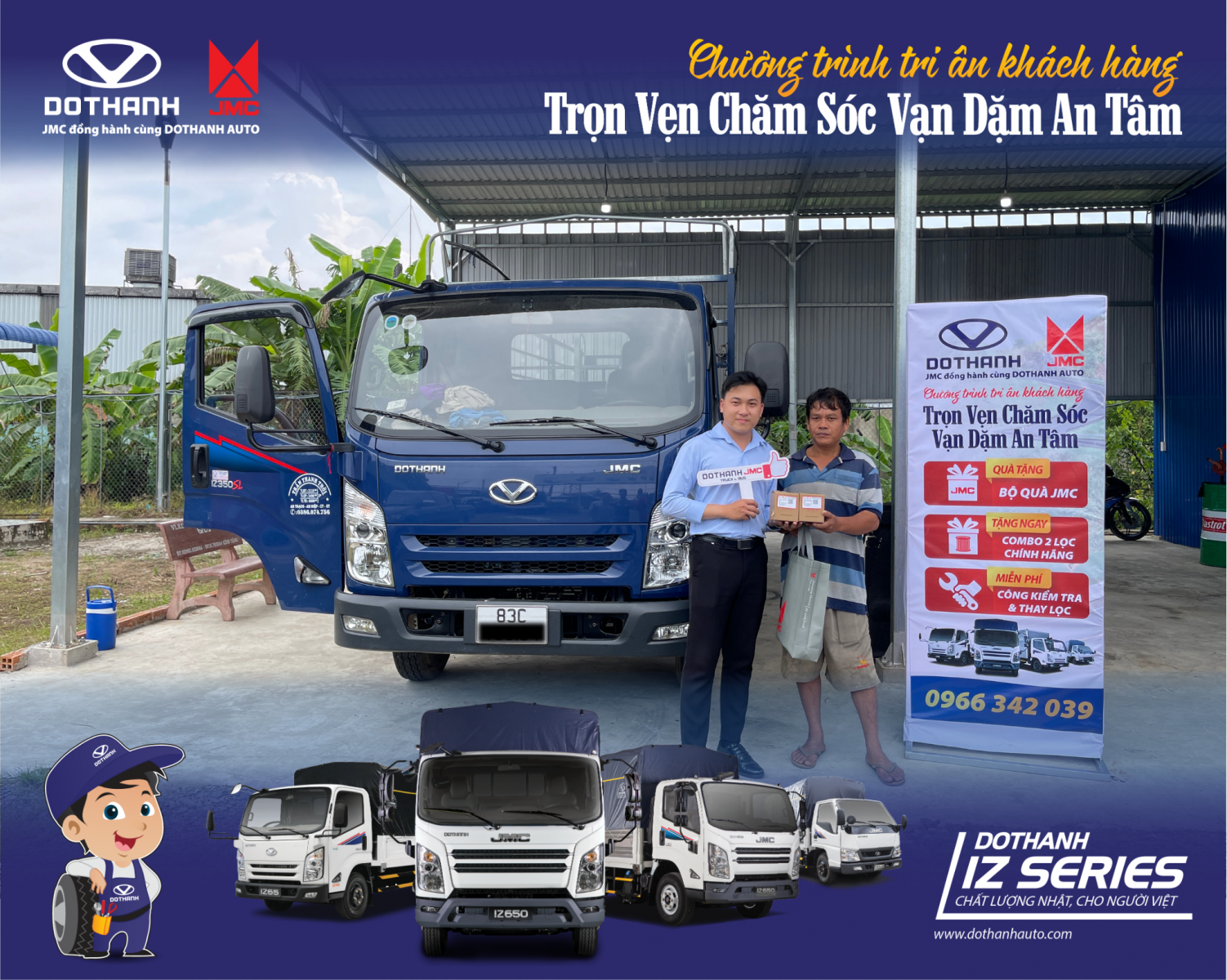 DOTHANH AUTO, JMC TỔ CHỨC CHƯƠNG TRÌNH TRI ÂN KHÁCH HÀNG TẠI ĐÔ THÀNH SÓC TRĂNG | Xe Tải DOTHANH IZ