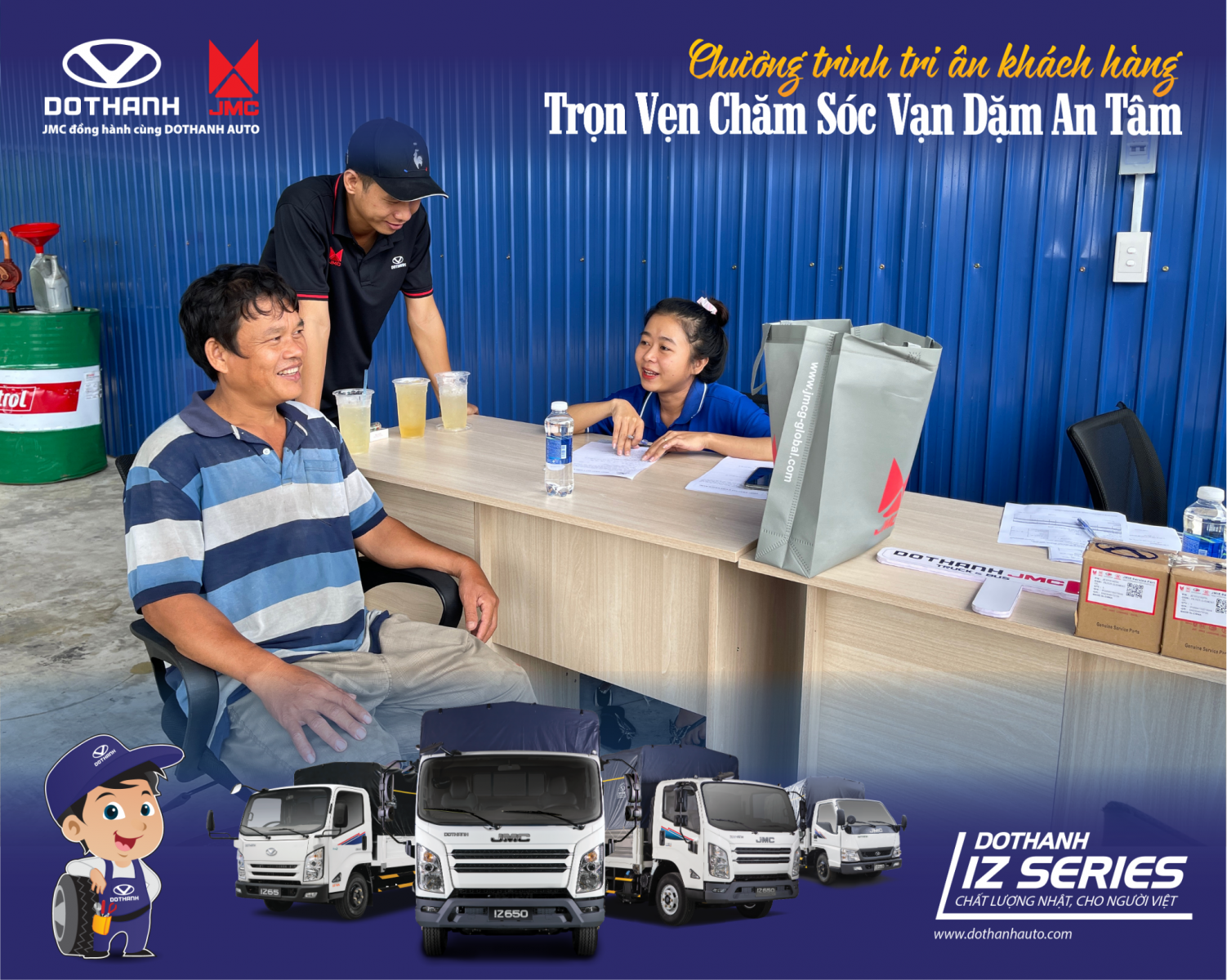 DOTHANH AUTO, JMC TỔ CHỨC CHƯƠNG TRÌNH TRI ÂN KHÁCH HÀNG TẠI ĐÔ THÀNH SÓC TRĂNG | Xe Tải DOTHANH IZ