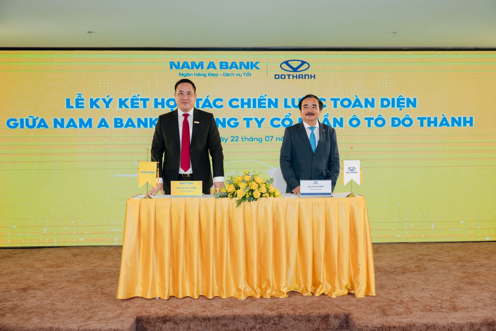 Lễ ký kết hợp tác chiến lược toàn diện giữa NAM A BANK và ĐÔ THÀNH