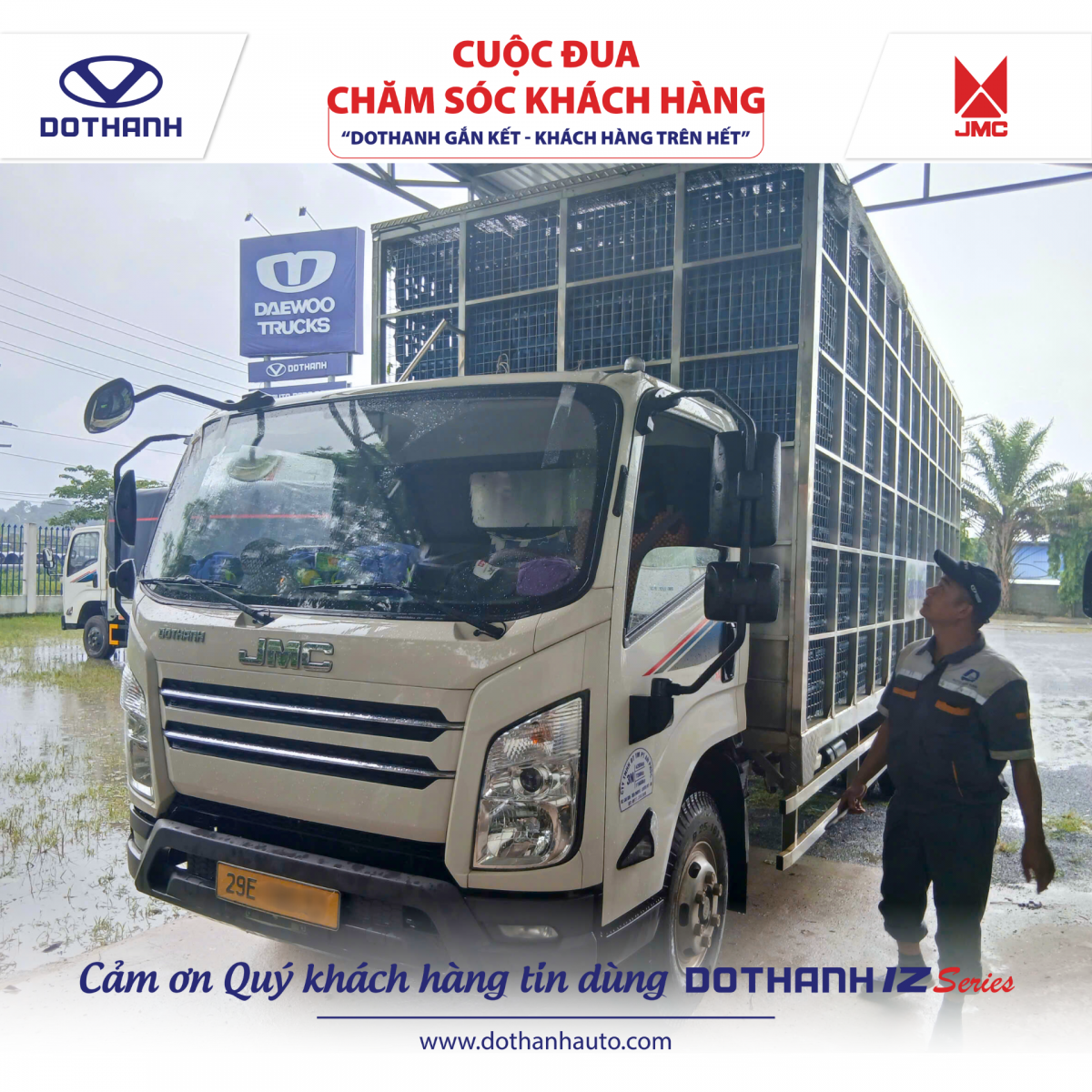 TỔNG KẾT CUỘC ĐUA CHĂM SÓC KHÁCH HÀNG T8.2025 | Khách lẻ xe tải DOTHANH IZ tại Auto Đông Nam