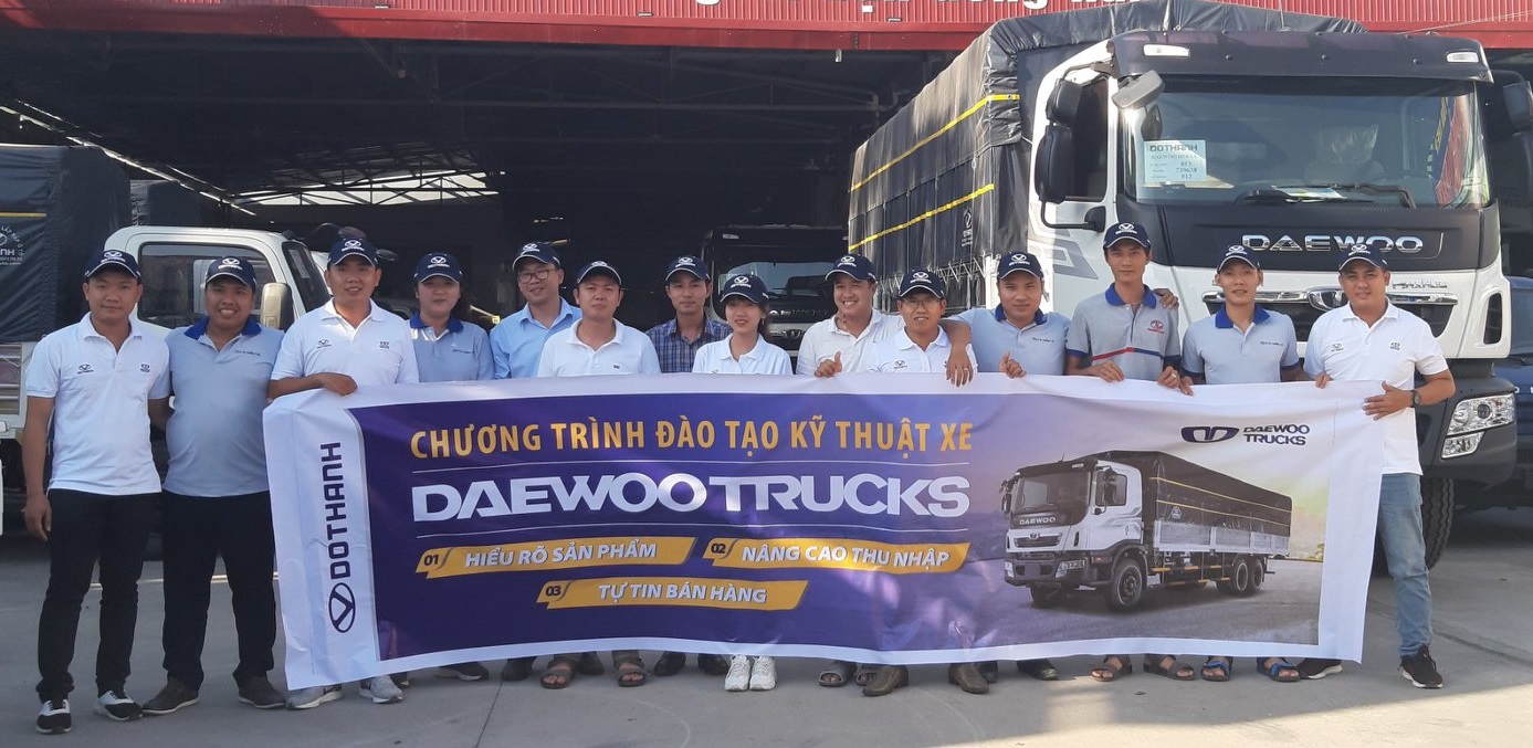 Đào tạo sản phẩm Daewoo Truck tại Công ty TNHH Ô tô Trường Vũ