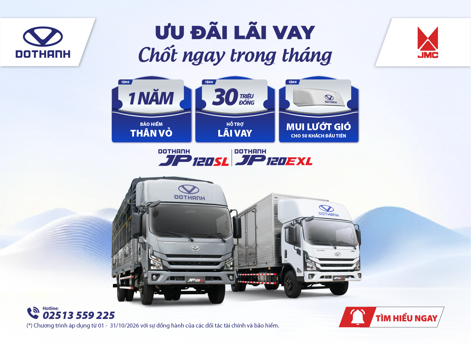 ƯU ĐÃI LÃI VAY – CHỐT NGAY TRONG THÁNG | KHUYẾN MẠI DOTHANH JP