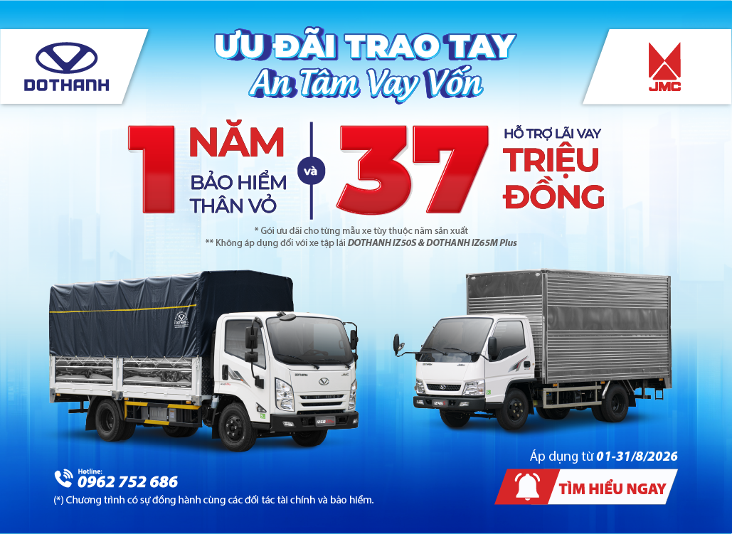 ƯU ĐÃI TRAO TAY - AN TÂM VAY VỐN | KHUYẾN MẠI DOTHANH IZ