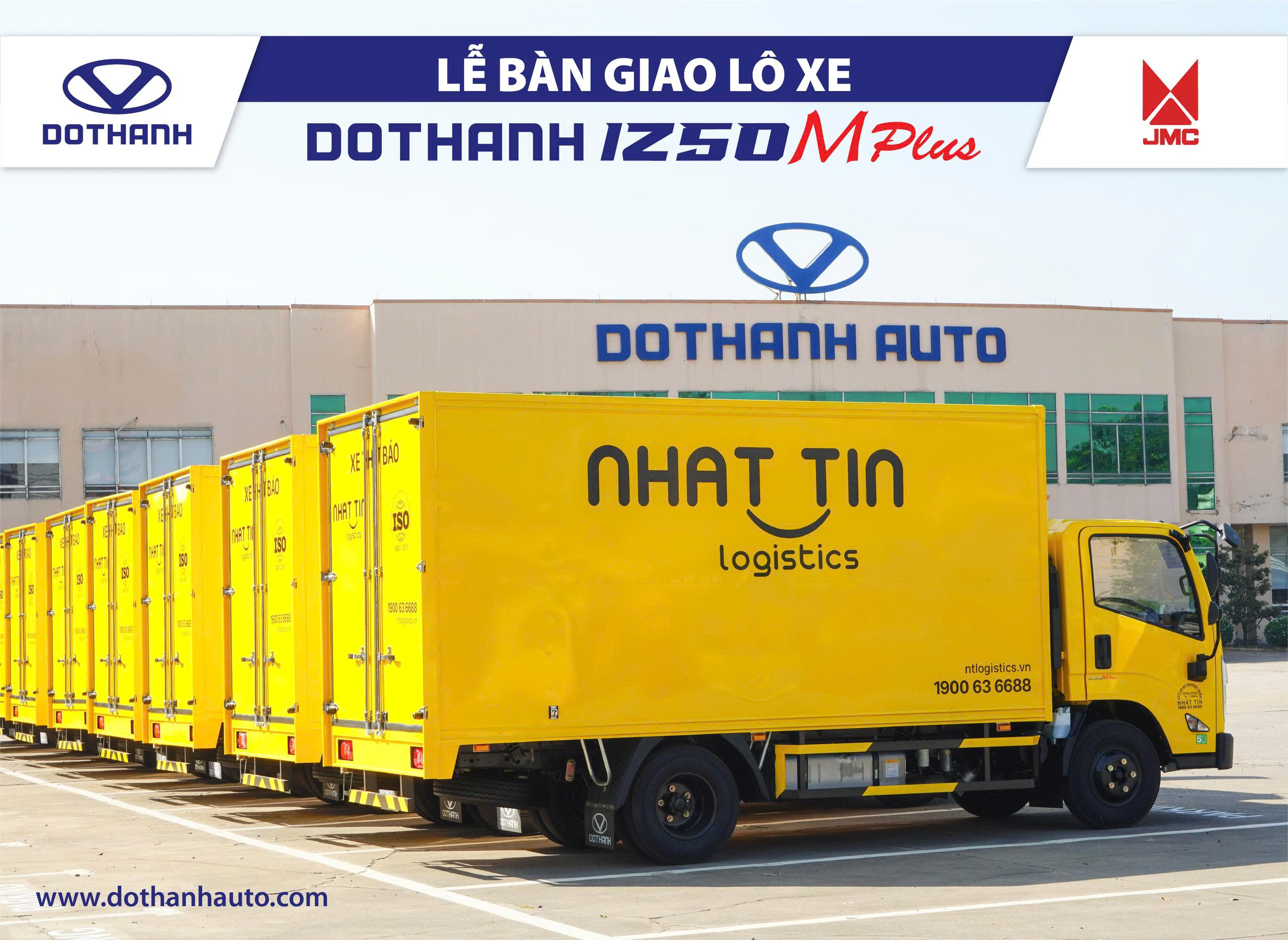 DoThanh Auto tiếp tục giao lô xe tải Nhất Tín Logistics | DOTHANH IZ50M Plus