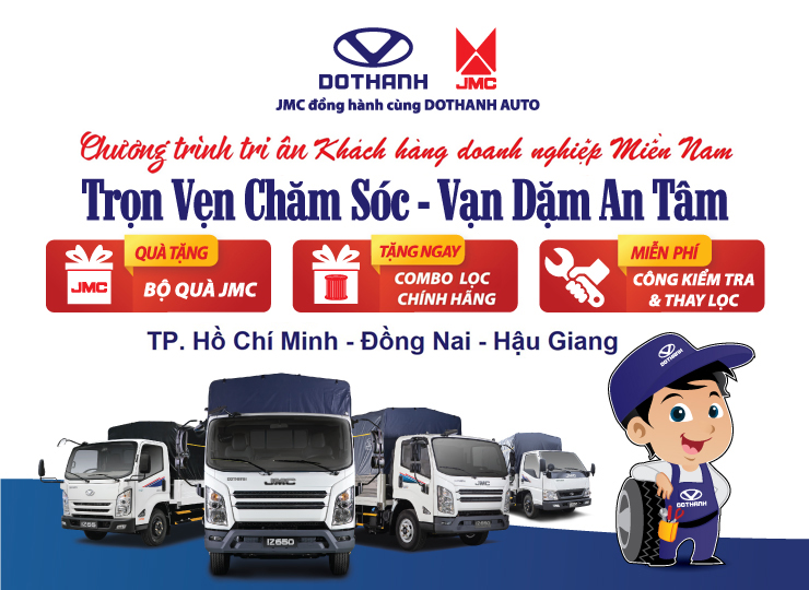 DOTHANH AUTO TRI ÂN KHÁCH HÀNG DOANH NGHIỆP VẬN TẢI CÁC TỈNH PHÍA NAM