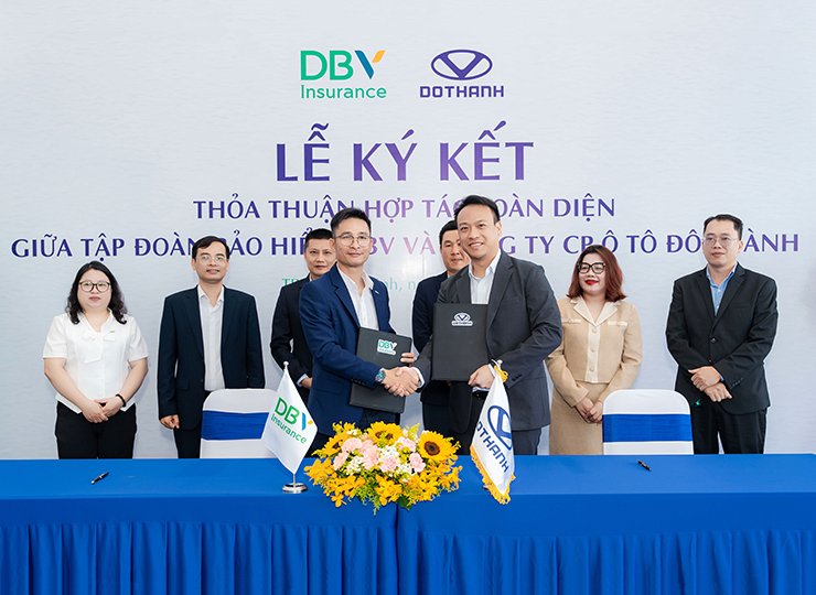 DOTHANH AUTO VÀ TẬP ĐOÀN BẢO HIỂM DBV KÝ KẾT HỢP TÁC TOÀN DIỆN