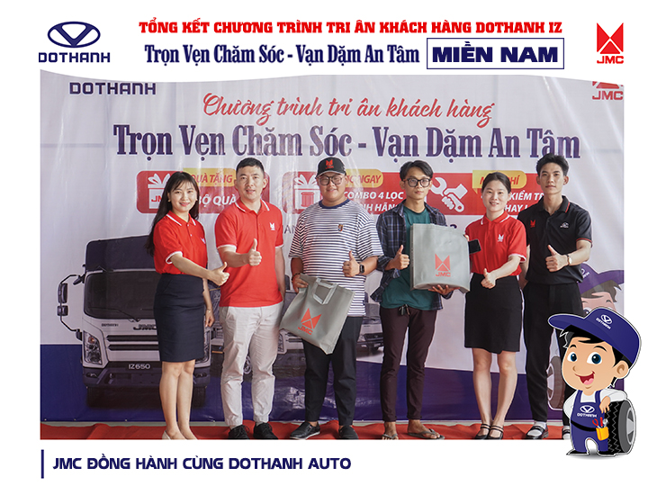 TỔNG KẾT CHƯƠNG TRÌNH TRI ÂN KHÁCH HÀNG DOTHANH IZ MIỀN NAM