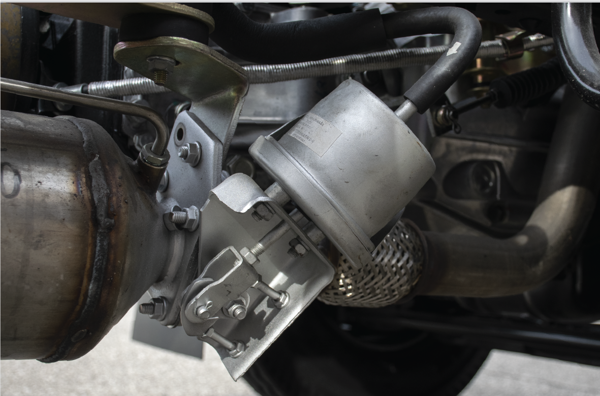 Phanh khí xả (phanh cúp bô)