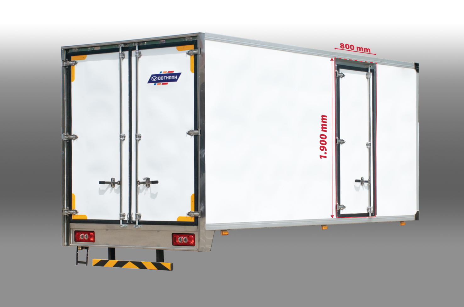 Mặt ngoài thùng Composite